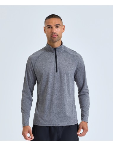 TRI-TR110-Mens Long Sleeve Performance ¼ Zip